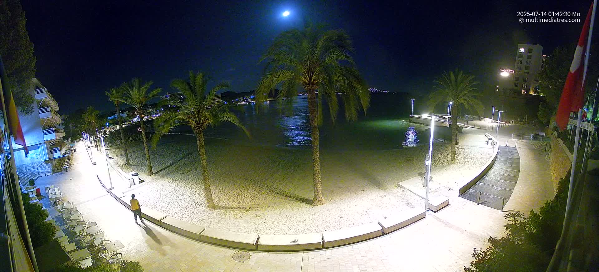 Mallorca, Peguera Palmira Beach by Rendezvous Garden Live Cam - Balearic Islands, Spain