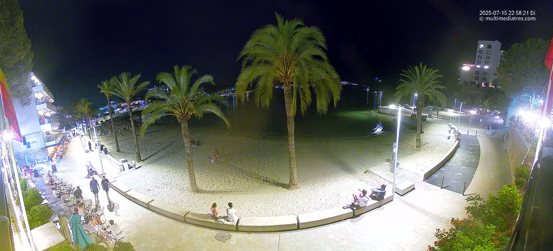 Mallorca, Peguera Palmira Beach by Rendezvous Garden Live Cam - Balearic Islands, Spain