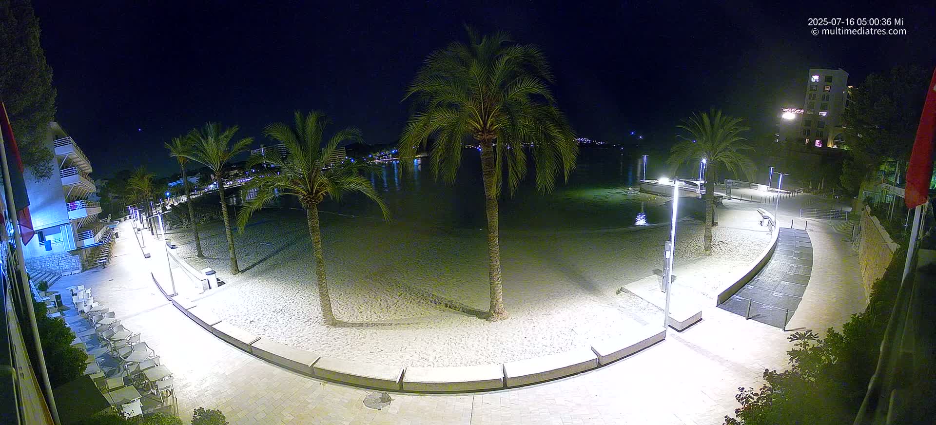 Mallorca, Peguera Palmira Beach by Rendezvous Garden Live Cam - Balearic Islands, Spain