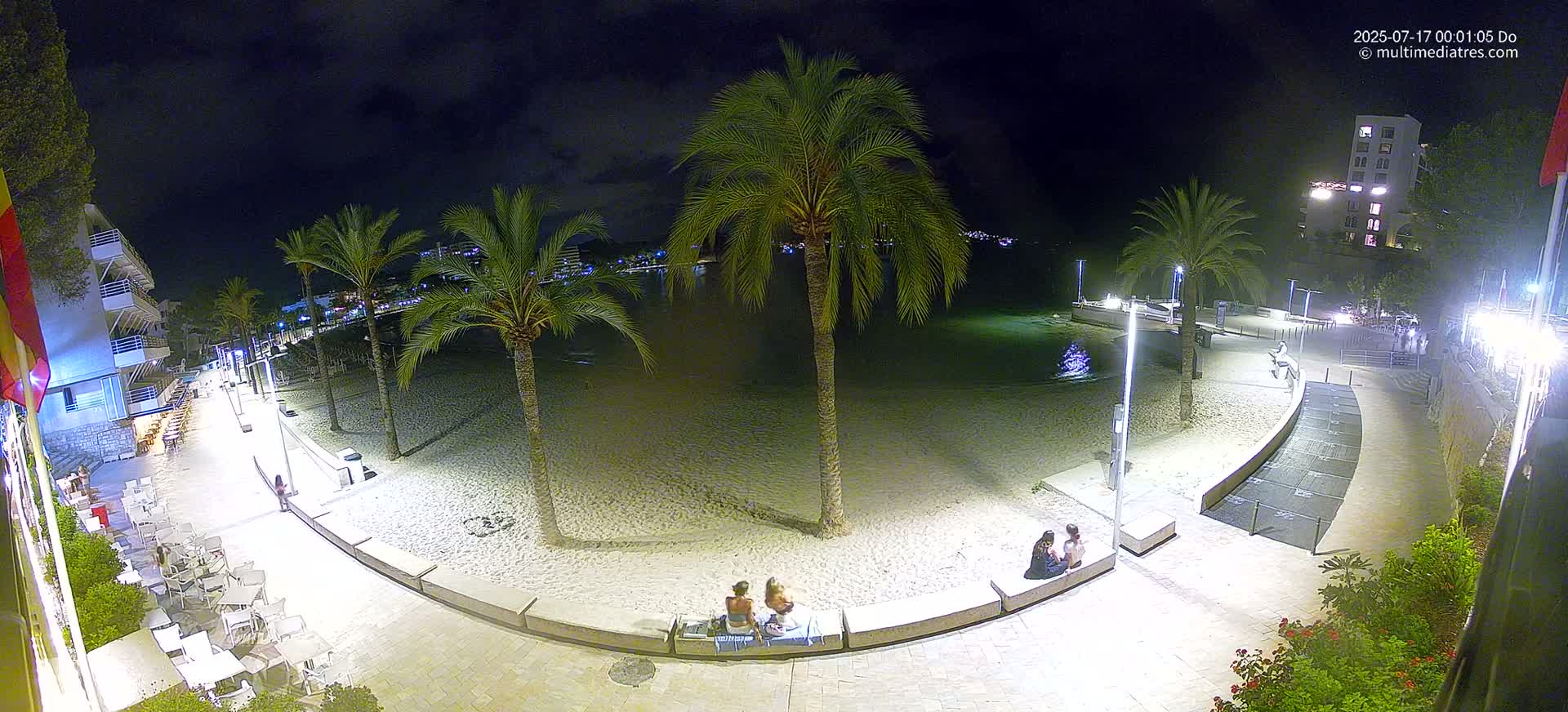 Mallorca, Peguera Palmira Beach by Rendezvous Garden Live Cam - Balearic Islands, Spain