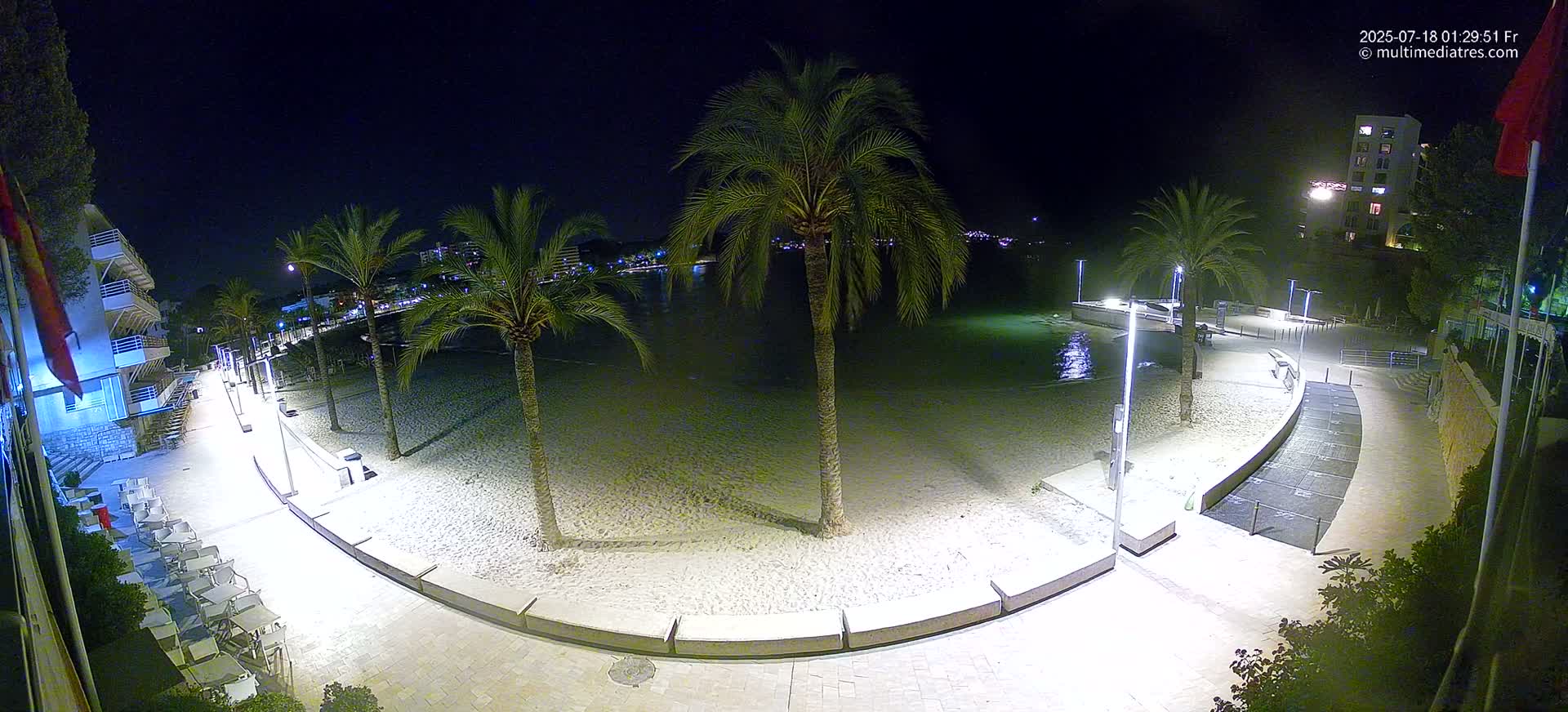 Mallorca, Peguera Palmira Beach by Rendezvous Garden Live Cam - Balearic Islands, Spain