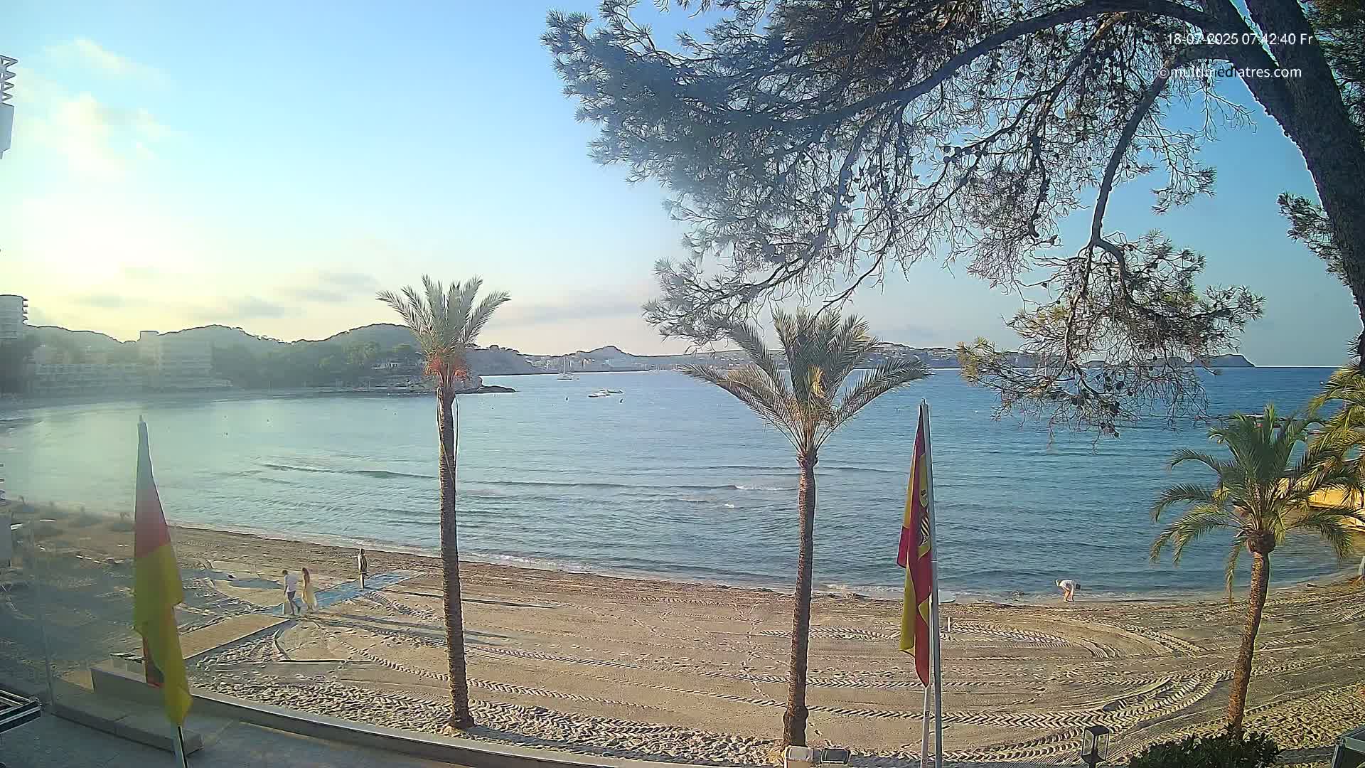 Mallorca, Peguera Palmira Beach by Rendezvous Garden Live Cam - Balearic Islands, Spain