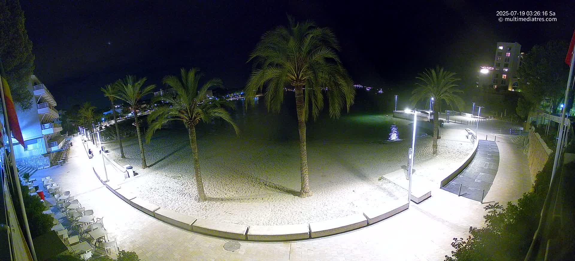 Mallorca, Peguera Palmira Beach by Rendezvous Garden Live Cam - Balearic Islands, Spain