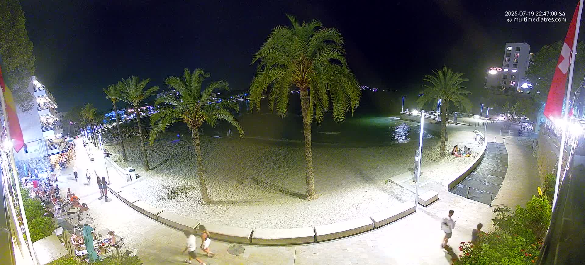 Mallorca, Peguera Palmira Beach by Rendezvous Garden Live Cam - Balearic Islands, Spain