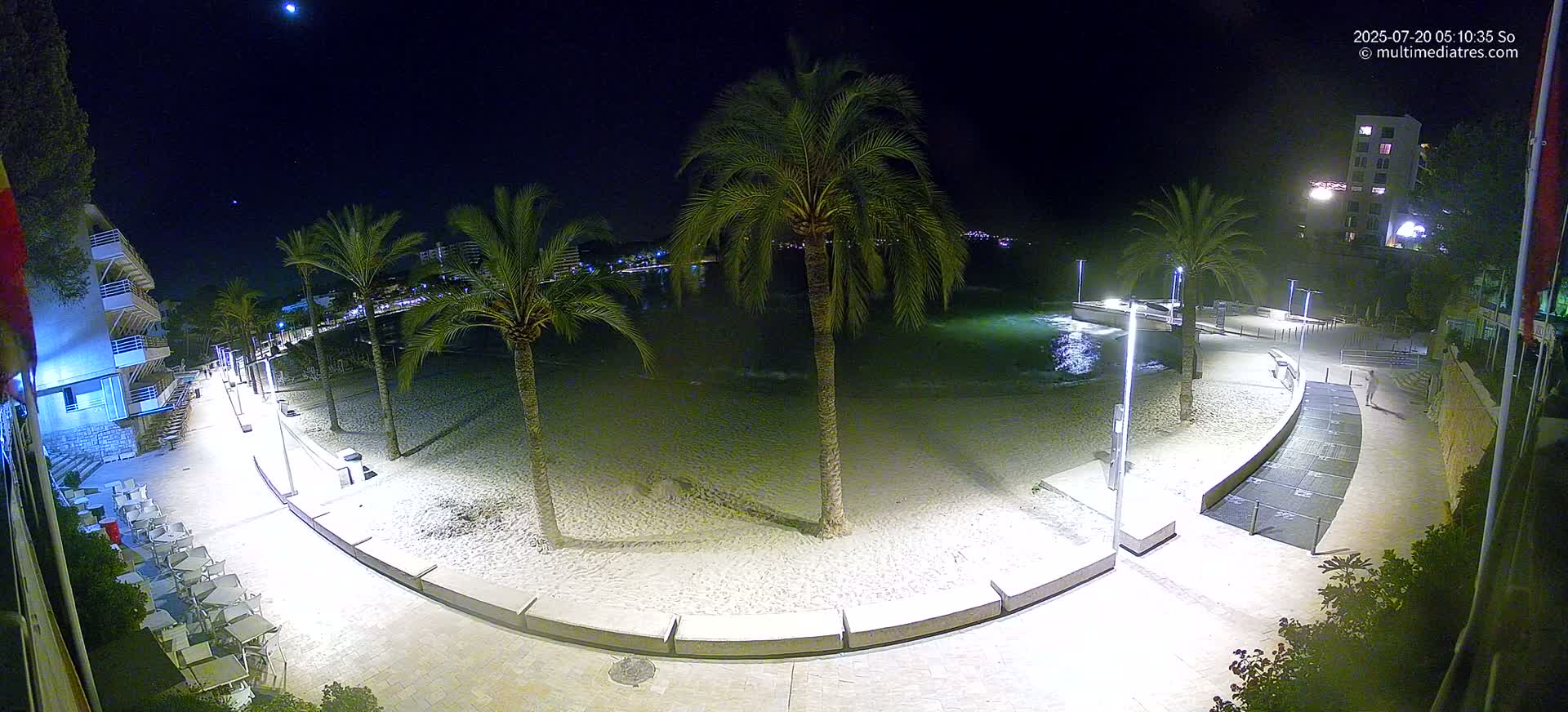 Mallorca, Peguera Palmira Beach by Rendezvous Garden Live Cam - Balearic Islands, Spain