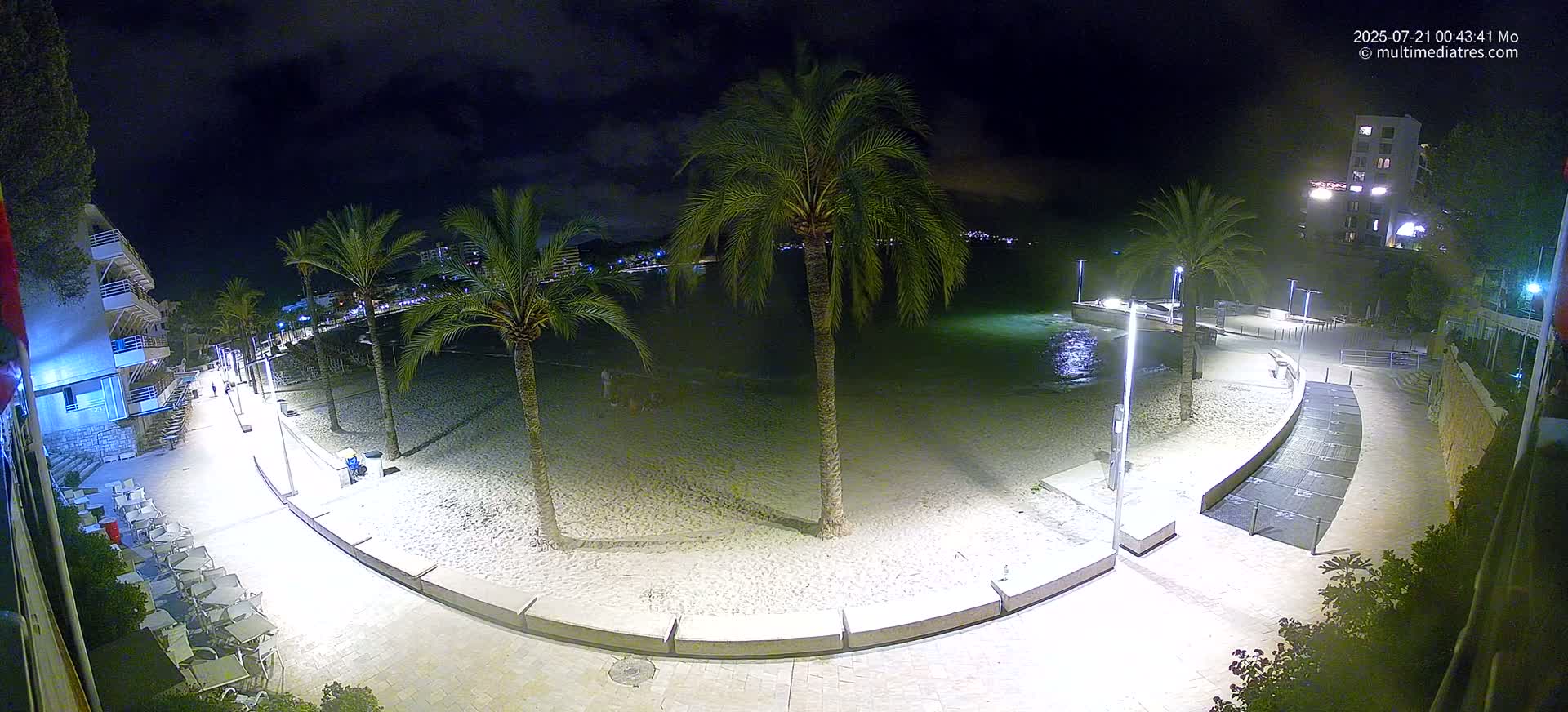 Mallorca, Peguera Palmira Beach by Rendezvous Garden Live Cam - Balearic Islands, Spain