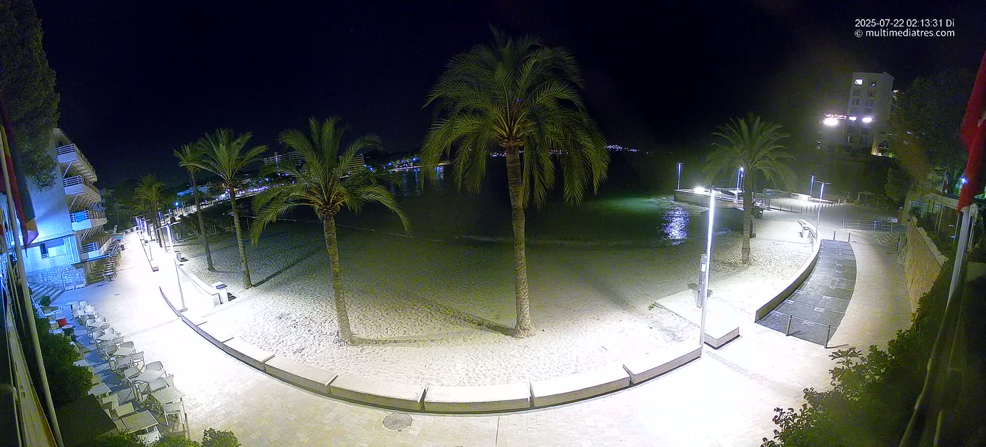 Mallorca, Peguera Palmira Beach by Rendezvous Garden Live Cam - Balearic Islands, Spain