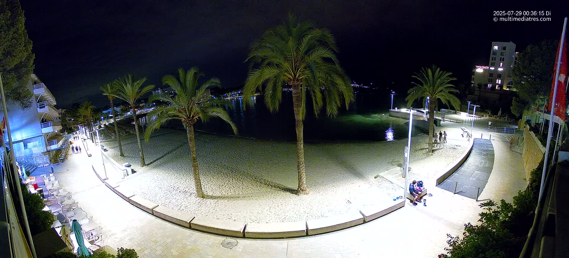 Mallorca, Peguera Palmira Beach by Rendezvous Garden Live Cam - Balearic Islands, Spain