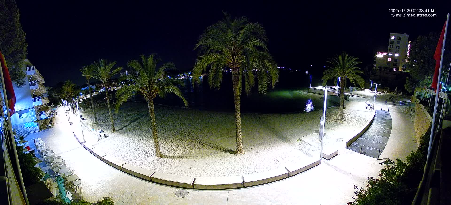 Mallorca, Peguera Palmira Beach by Rendezvous Garden Live Cam - Balearic Islands, Spain