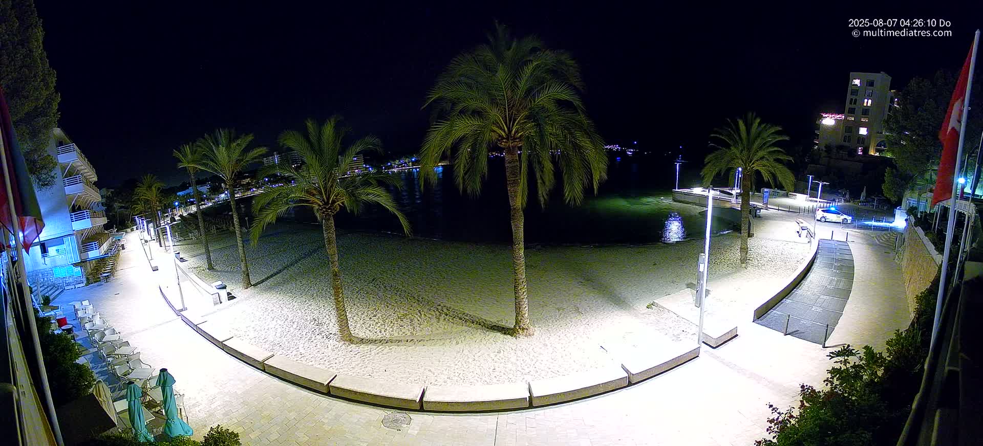 Mallorca, Peguera Palmira Beach by Rendezvous Garden Live Cam - Balearic Islands, Spain