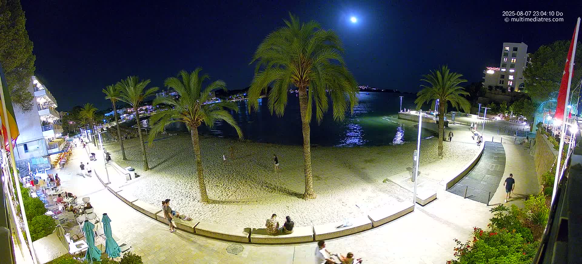Mallorca, Peguera Palmira Beach by Rendezvous Garden Live Cam - Balearic Islands, Spain
