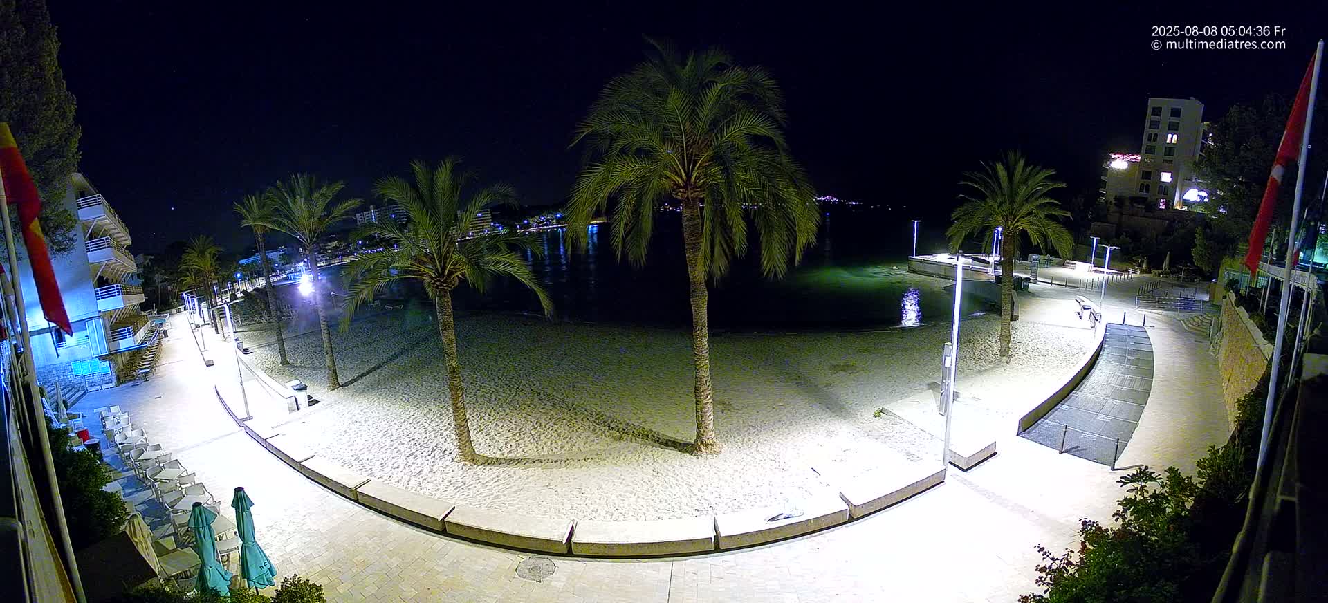 Mallorca, Peguera Palmira Beach by Rendezvous Garden Live Cam - Balearic Islands, Spain