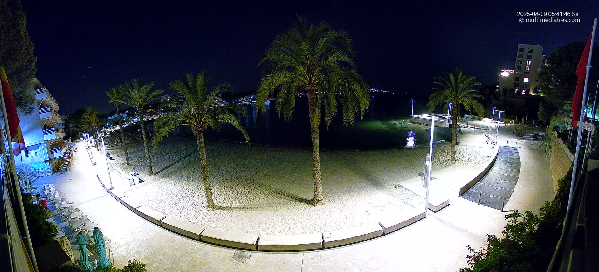Mallorca, Peguera Palmira Beach by Rendezvous Garden Live Cam - Balearic Islands, Spain