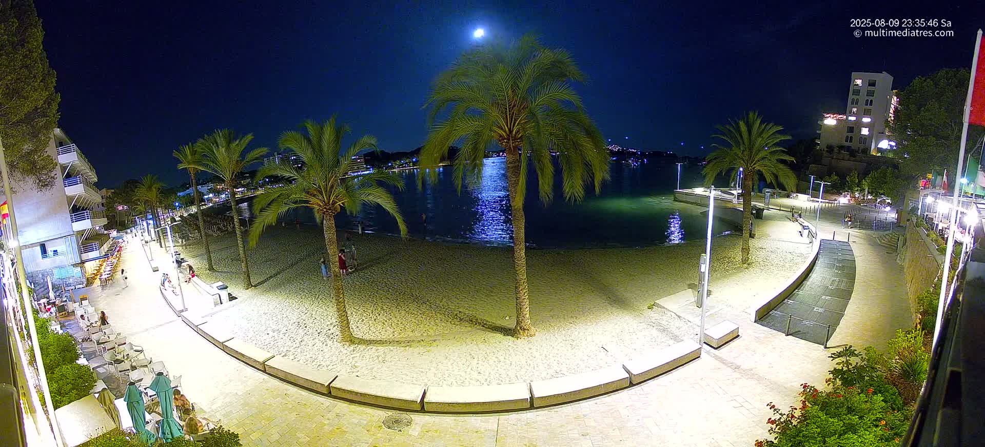 Mallorca, Peguera Palmira Beach by Rendezvous Garden Live Cam - Balearic Islands, Spain