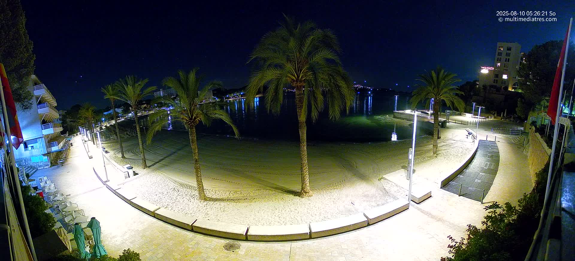 Mallorca, Peguera Palmira Beach by Rendezvous Garden Live Cam - Balearic Islands, Spain