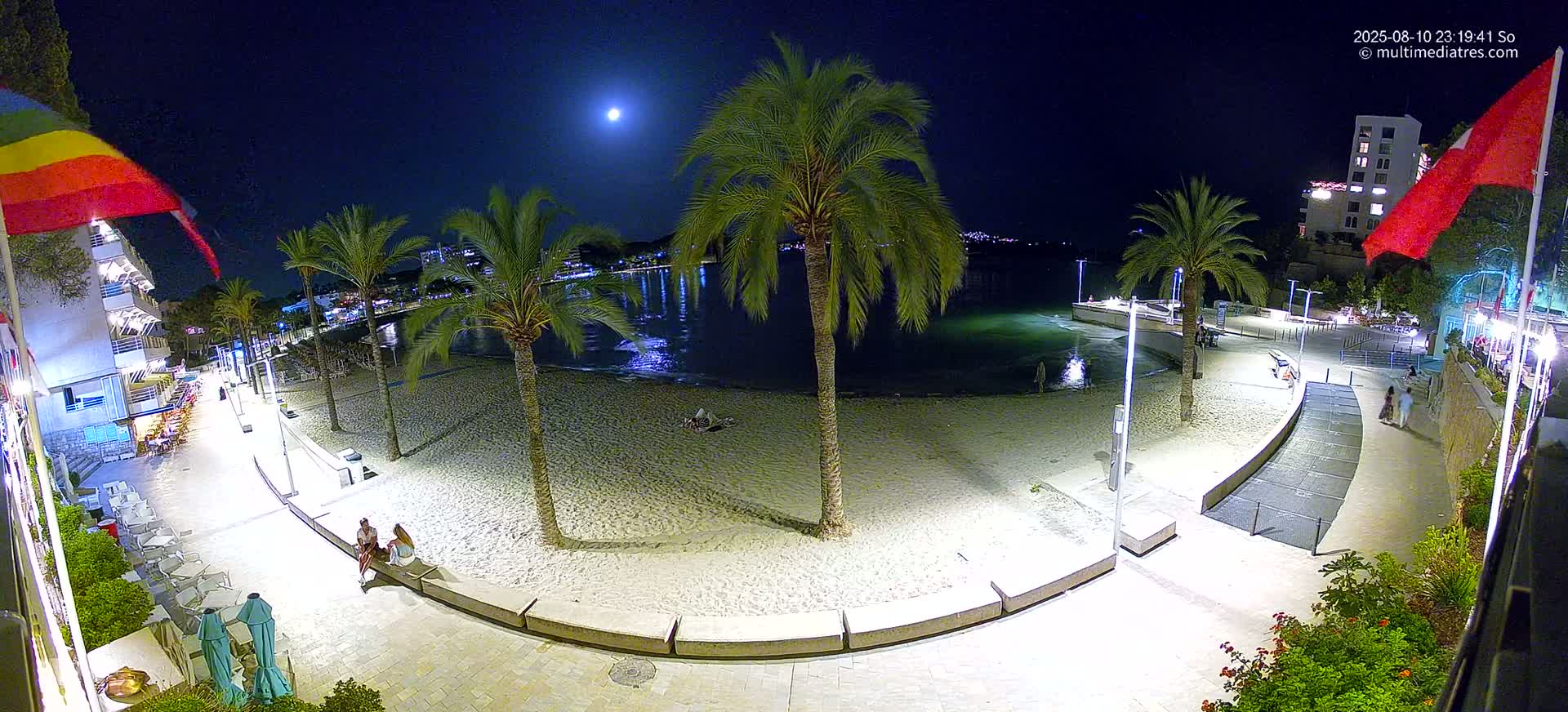 Mallorca, Peguera Palmira Beach by Rendezvous Garden Live Cam - Balearic Islands, Spain