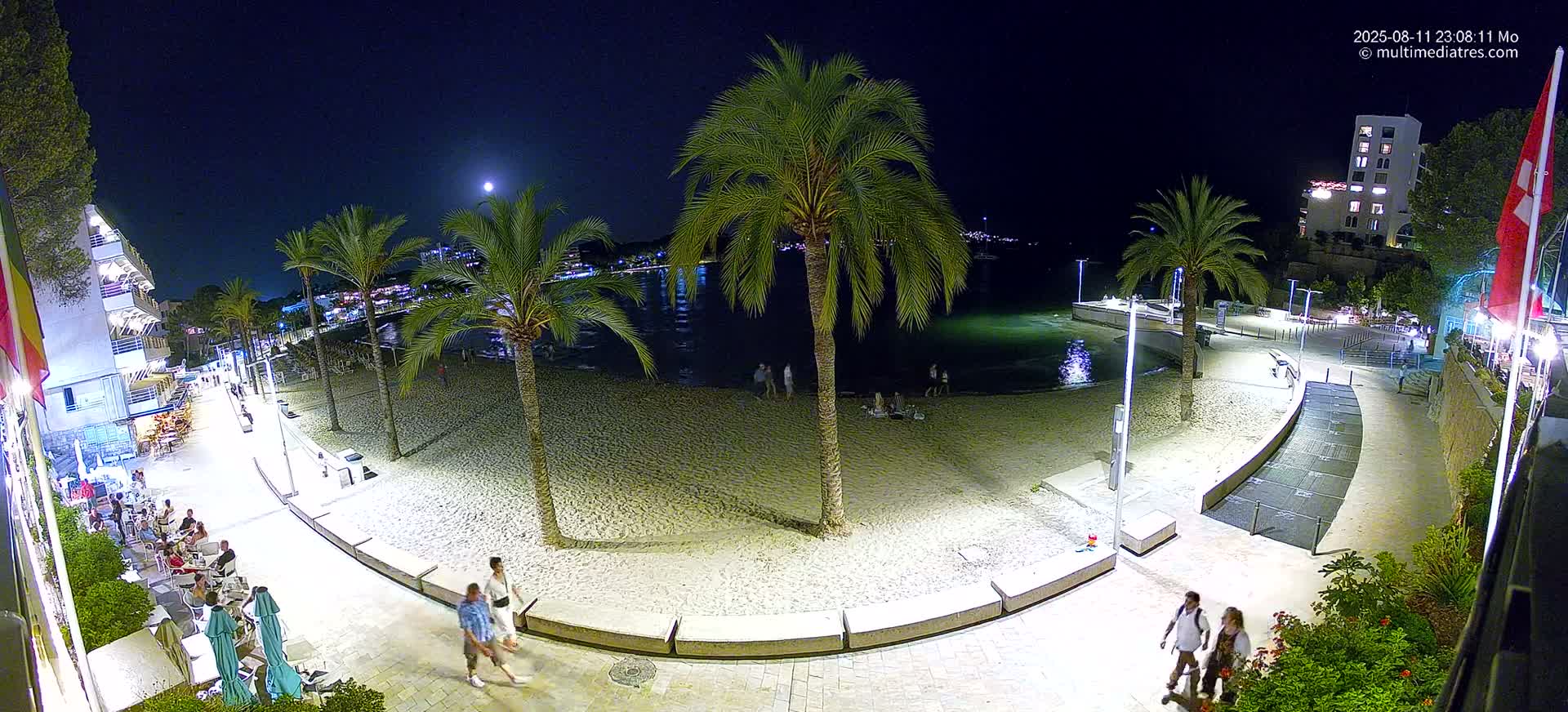 Mallorca, Peguera Palmira Beach by Rendezvous Garden Live Cam - Balearic Islands, Spain