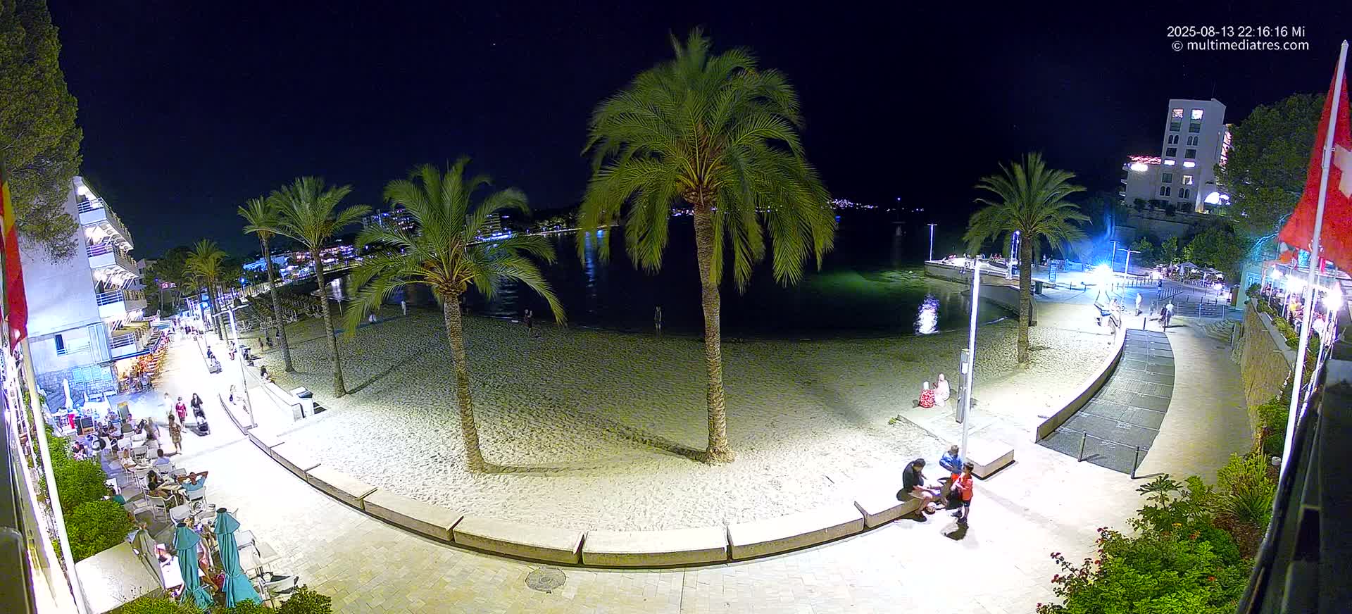 Mallorca, Peguera Palmira Beach by Rendezvous Garden Live Cam - Balearic Islands, Spain