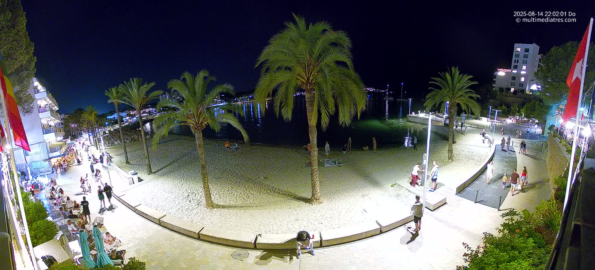 Mallorca, Peguera Palmira Beach by Rendezvous Garden Live Cam - Balearic Islands, Spain