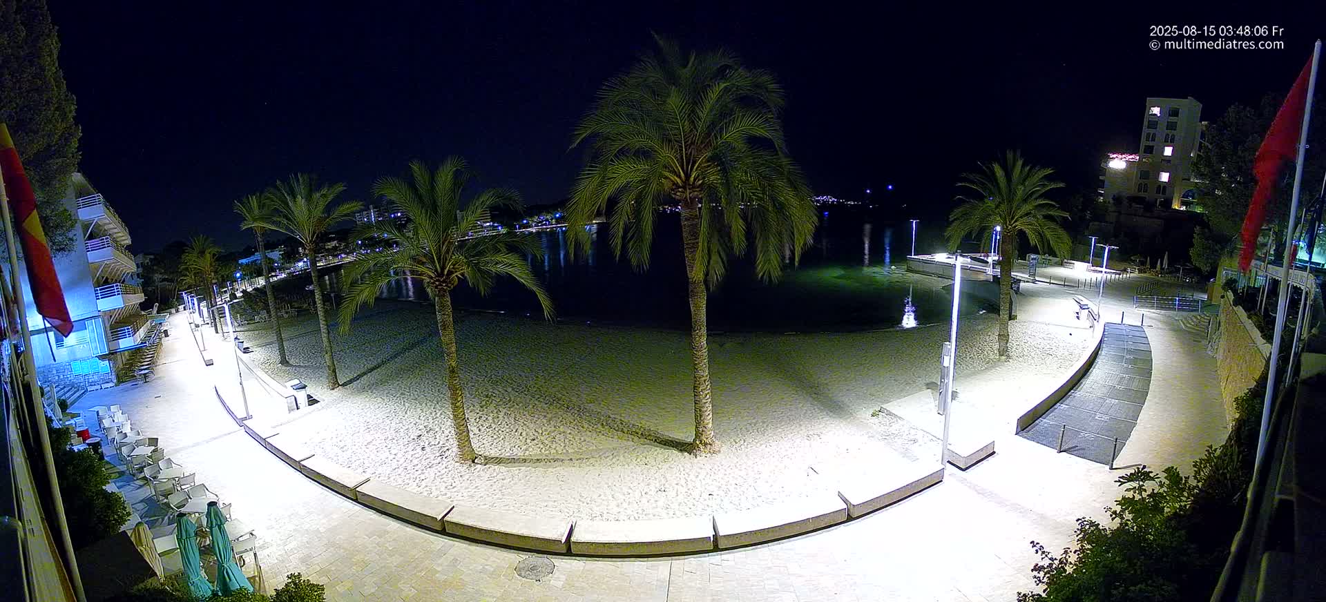 Mallorca, Peguera Palmira Beach by Rendezvous Garden Live Cam - Balearic Islands, Spain