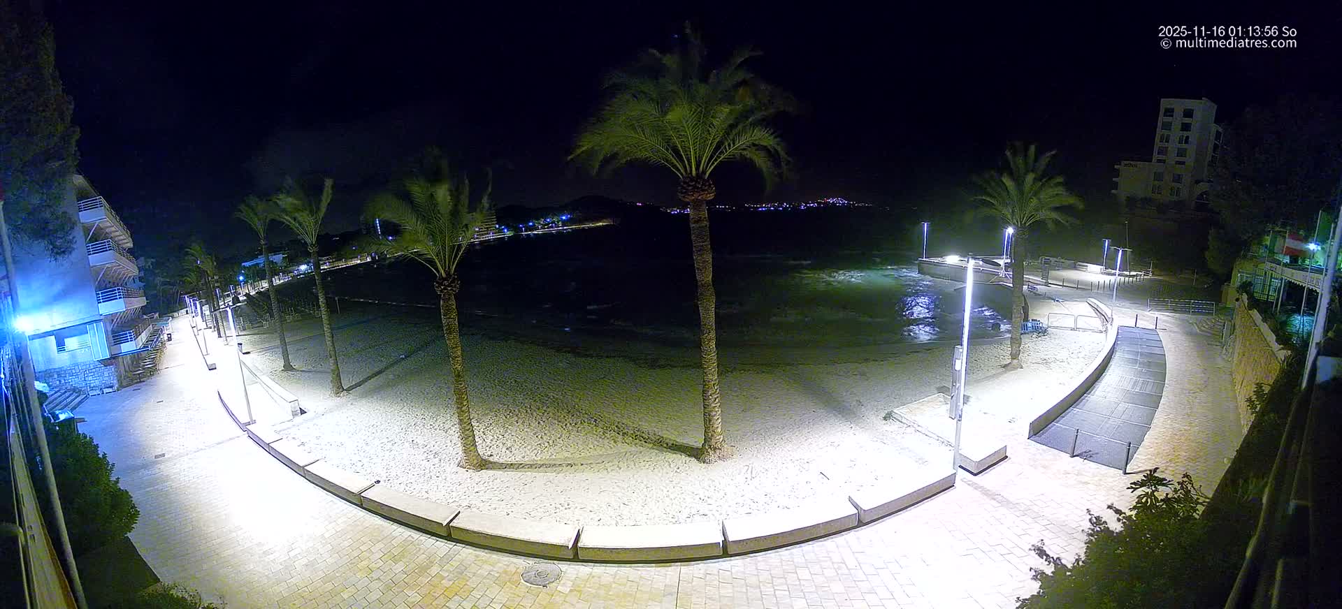 Mallorca, Peguera Palmira Beach by Rendezvous Garden Live Cam - Balearic Islands, Spain