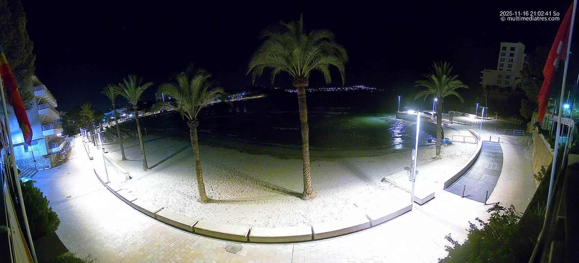 Mallorca, Peguera Palmira Beach by Rendezvous Garden Live Cam - Balearic Islands, Spain