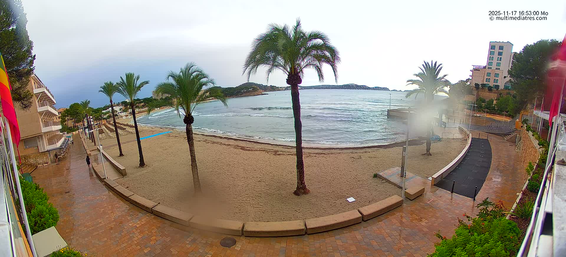 Mallorca, Peguera Palmira Beach by Rendezvous Garden Live Cam - Balearic Islands, Spain
