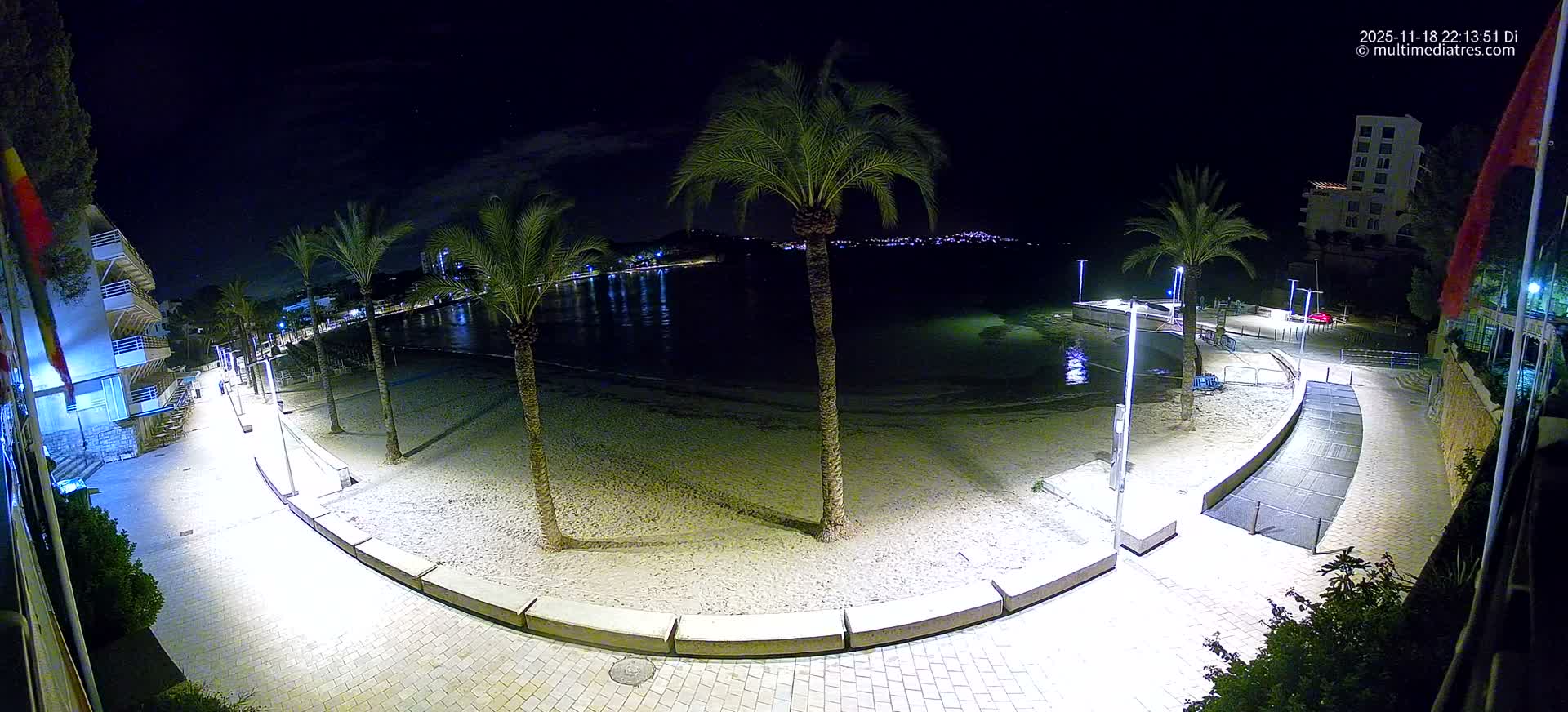 Mallorca, Peguera Palmira Beach by Rendezvous Garden Live Cam - Balearic Islands, Spain