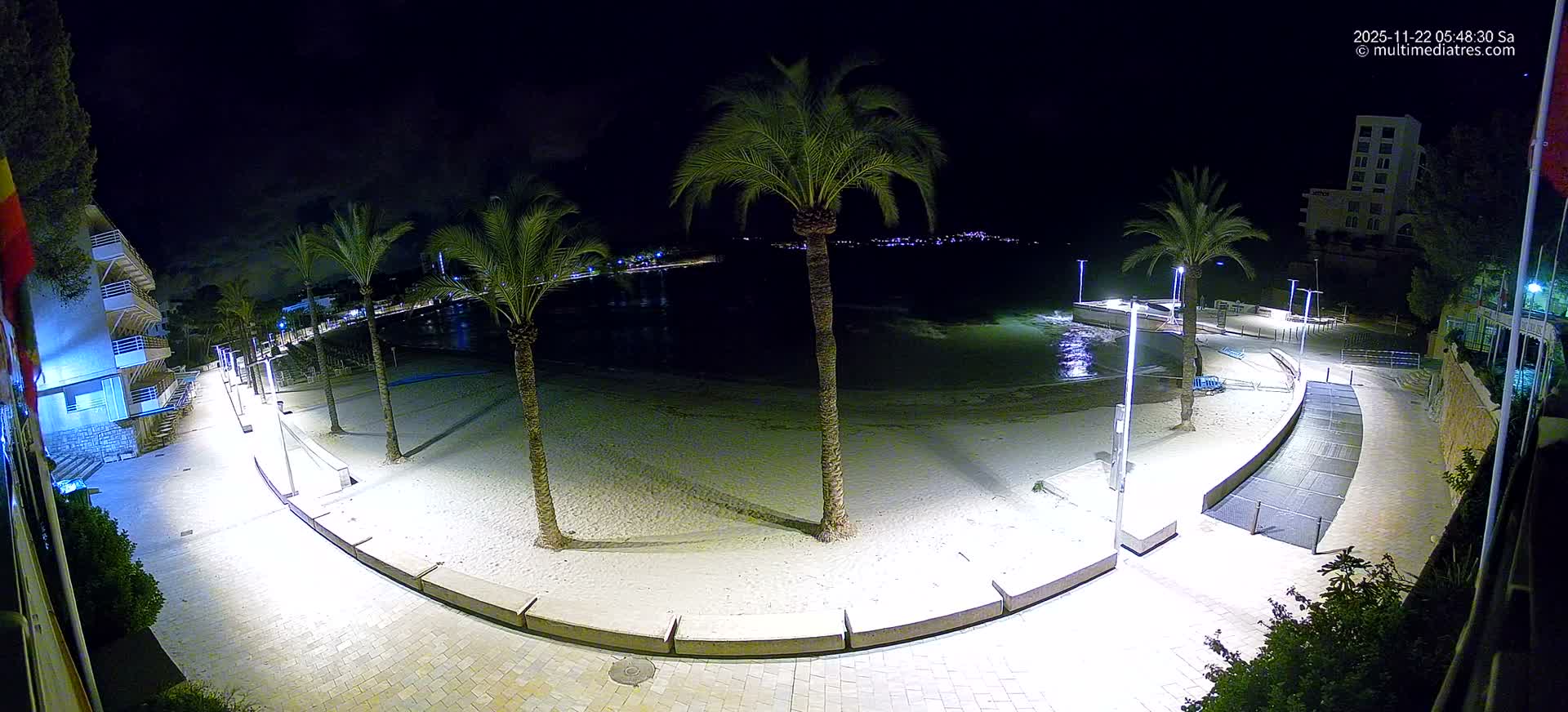 Mallorca, Peguera Palmira Beach by Rendezvous Garden Live Cam - Balearic Islands, Spain
