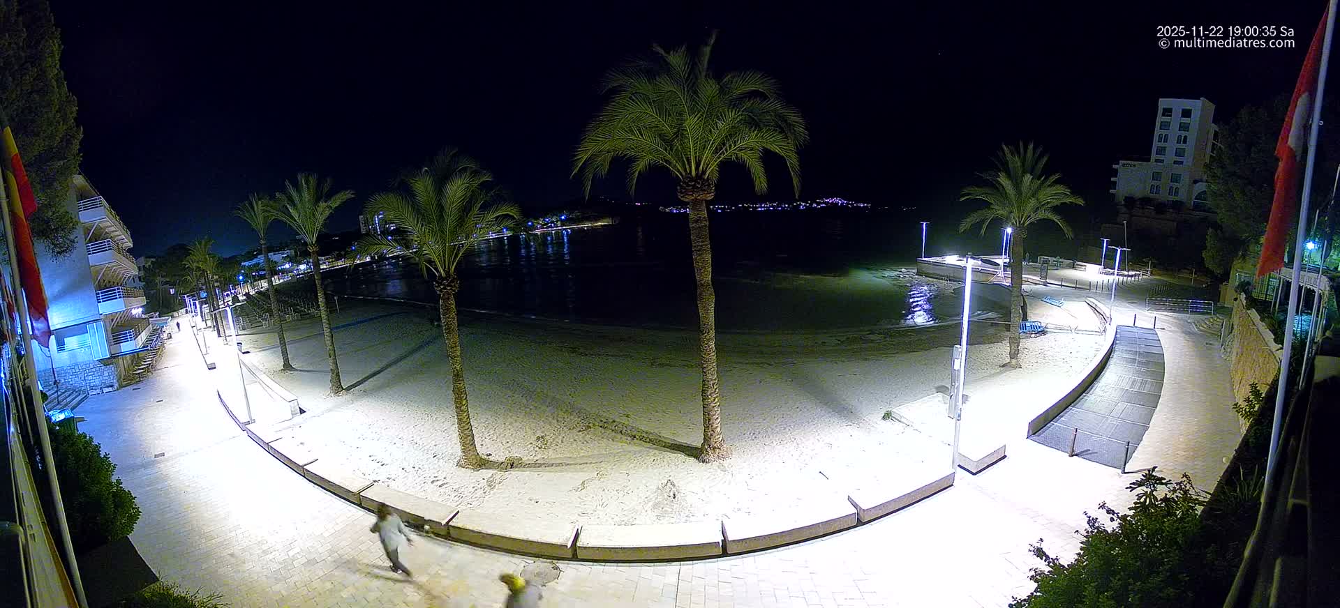 Mallorca, Peguera Palmira Beach by Rendezvous Garden Live Cam - Balearic Islands, Spain