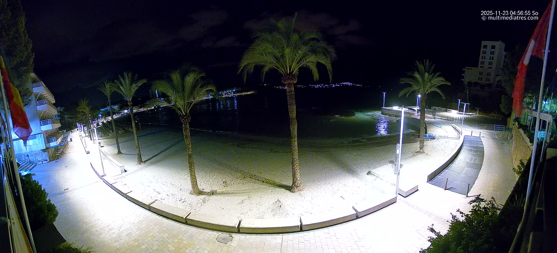 Mallorca, Peguera Palmira Beach by Rendezvous Garden Live Cam - Balearic Islands, Spain