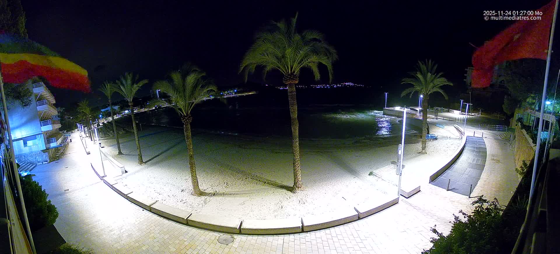 Mallorca, Peguera Palmira Beach by Rendezvous Garden Live Cam - Balearic Islands, Spain