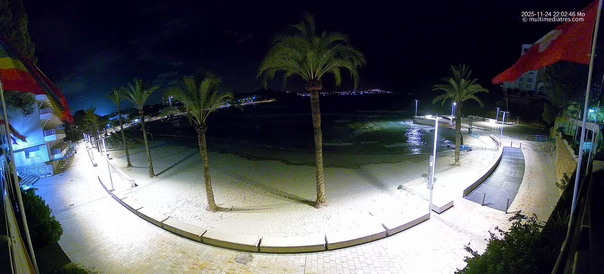Mallorca, Peguera Palmira Beach by Rendezvous Garden Live Cam - Balearic Islands, Spain