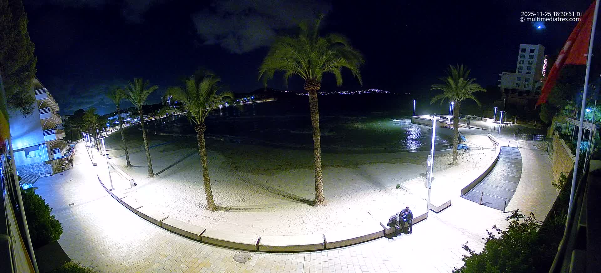 Mallorca, Peguera Palmira Beach by Rendezvous Garden Live Cam - Balearic Islands, Spain