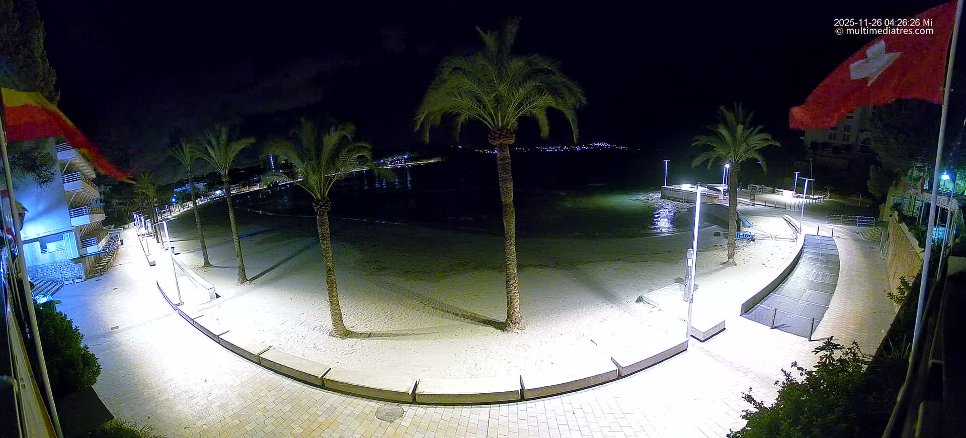Mallorca, Peguera Palmira Beach by Rendezvous Garden Live Cam - Balearic Islands, Spain