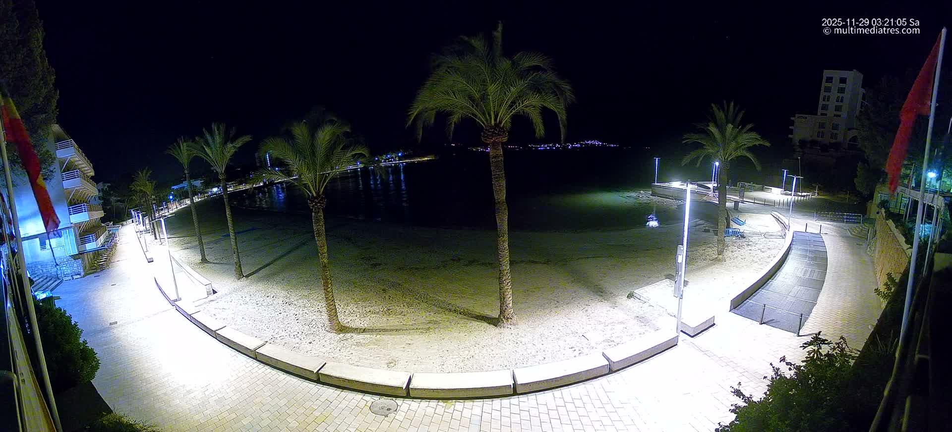 Mallorca, Peguera Palmira Beach by Rendezvous Garden Live Cam - Balearic Islands, Spain