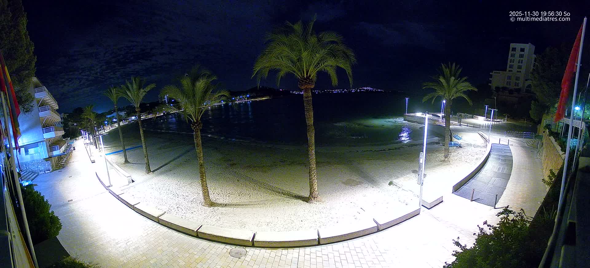 Mallorca, Peguera Palmira Beach by Rendezvous Garden Live Cam - Balearic Islands, Spain