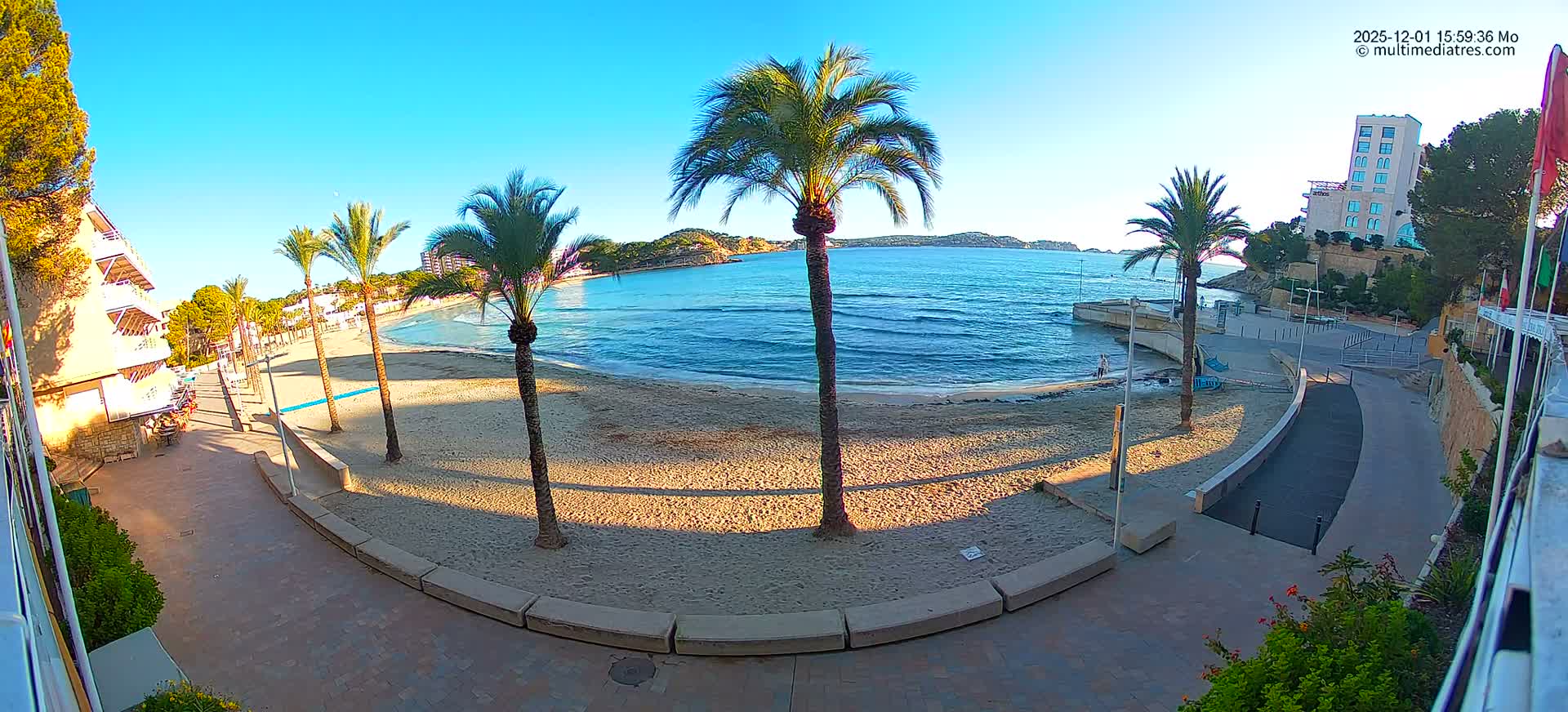 Mallorca, Peguera Palmira Beach by Rendezvous Garden Live Cam - Balearic Islands, Spain