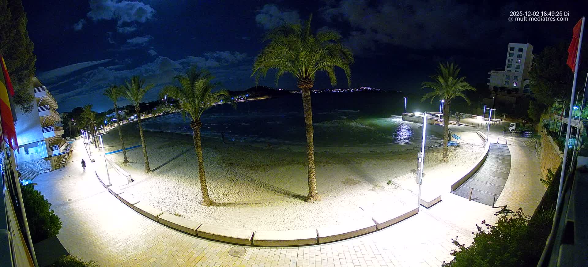 Mallorca, Peguera Palmira Beach by Rendezvous Garden Live Cam - Balearic Islands, Spain