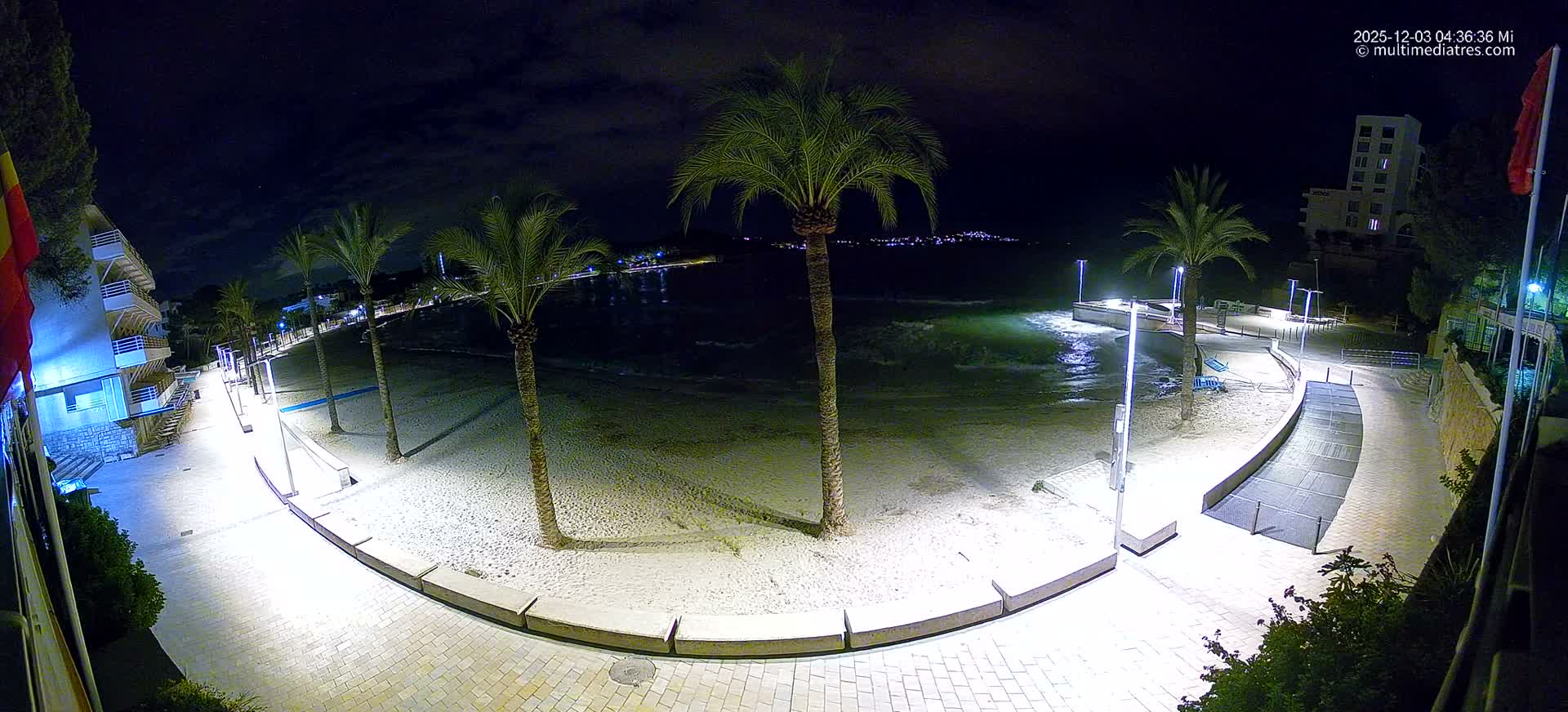 Mallorca, Peguera Palmira Beach by Rendezvous Garden Live Cam - Balearic Islands, Spain