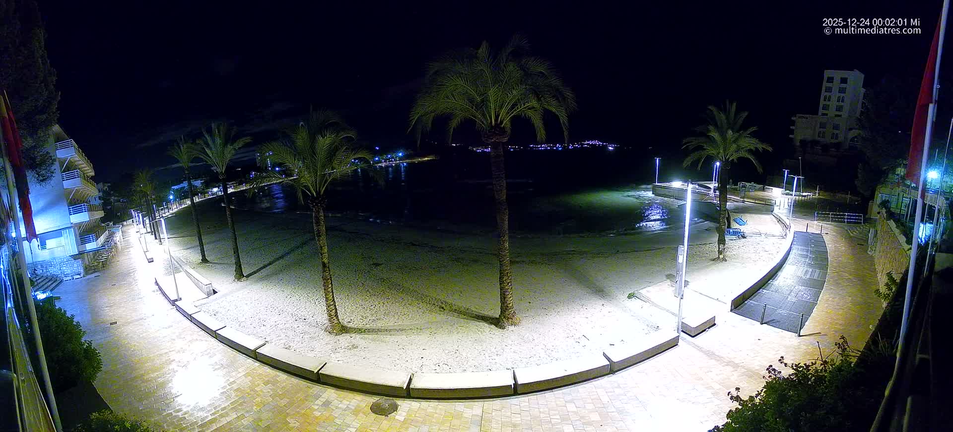 Mallorca, Peguera Palmira Beach by Rendezvous Garden Live Cam - Balearic Islands, Spain