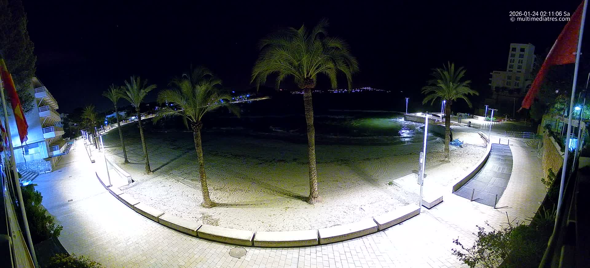 Mallorca, Peguera Palmira Beach by Rendezvous Garden Live Cam - Balearic Islands, Spain