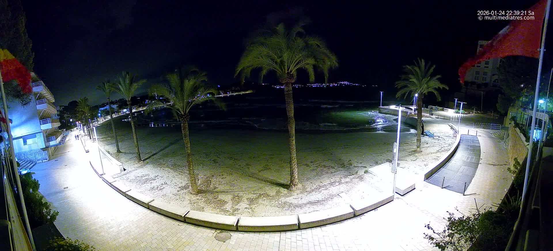 Mallorca, Peguera Palmira Beach by Rendezvous Garden Live Cam - Balearic Islands, Spain