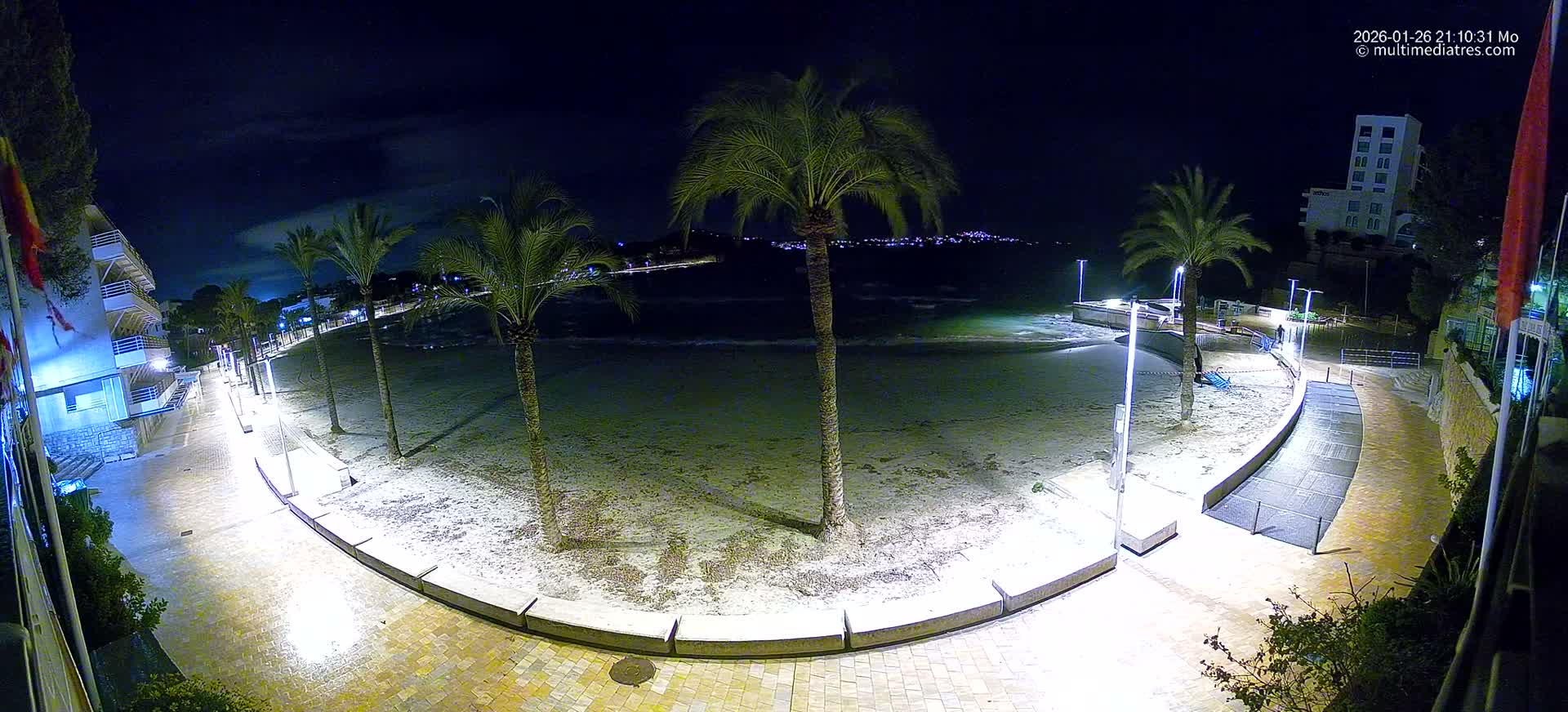 Mallorca, Peguera Palmira Beach by Rendezvous Garden Live Cam - Balearic Islands, Spain
