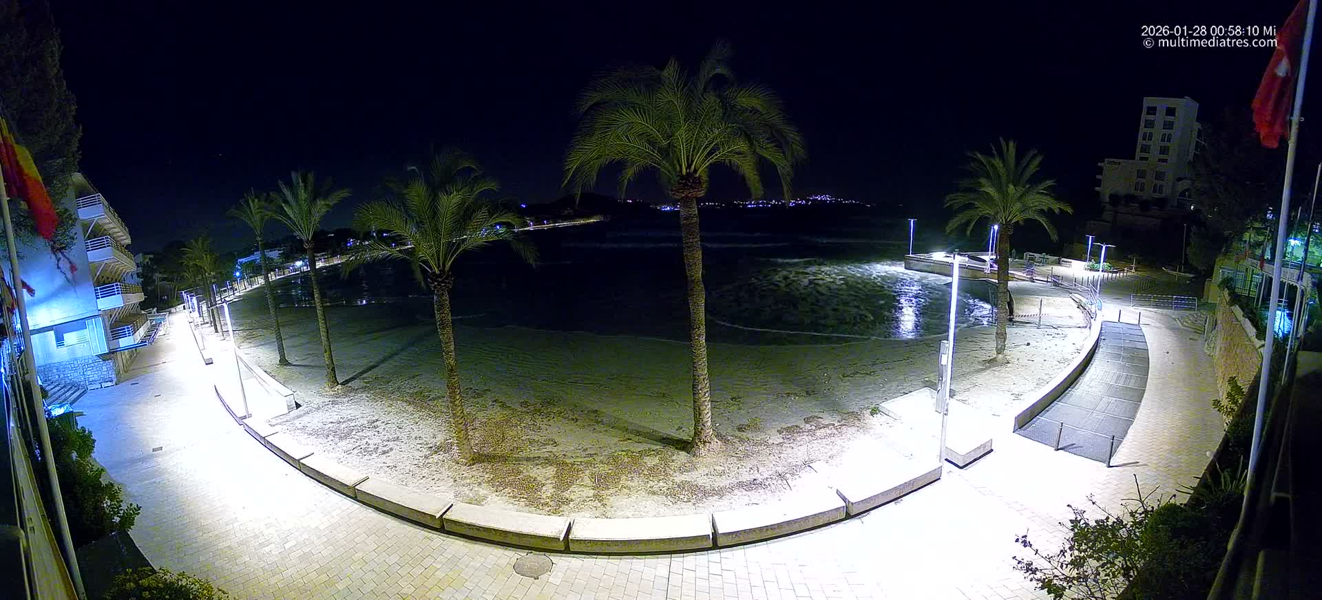Mallorca, Peguera Palmira Beach by Rendezvous Garden Live Cam - Balearic Islands, Spain