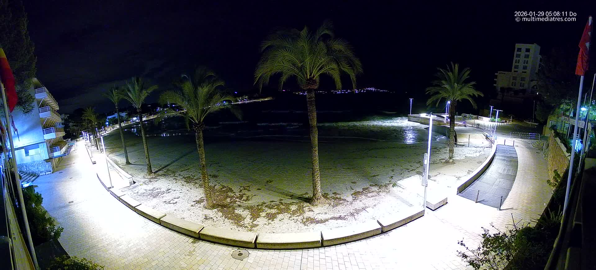 Mallorca, Peguera Palmira Beach by Rendezvous Garden Live Cam - Balearic Islands, Spain