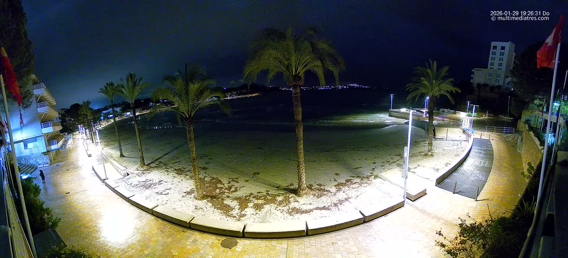 Mallorca, Peguera Palmira Beach by Rendezvous Garden Live Cam - Balearic Islands, Spain
