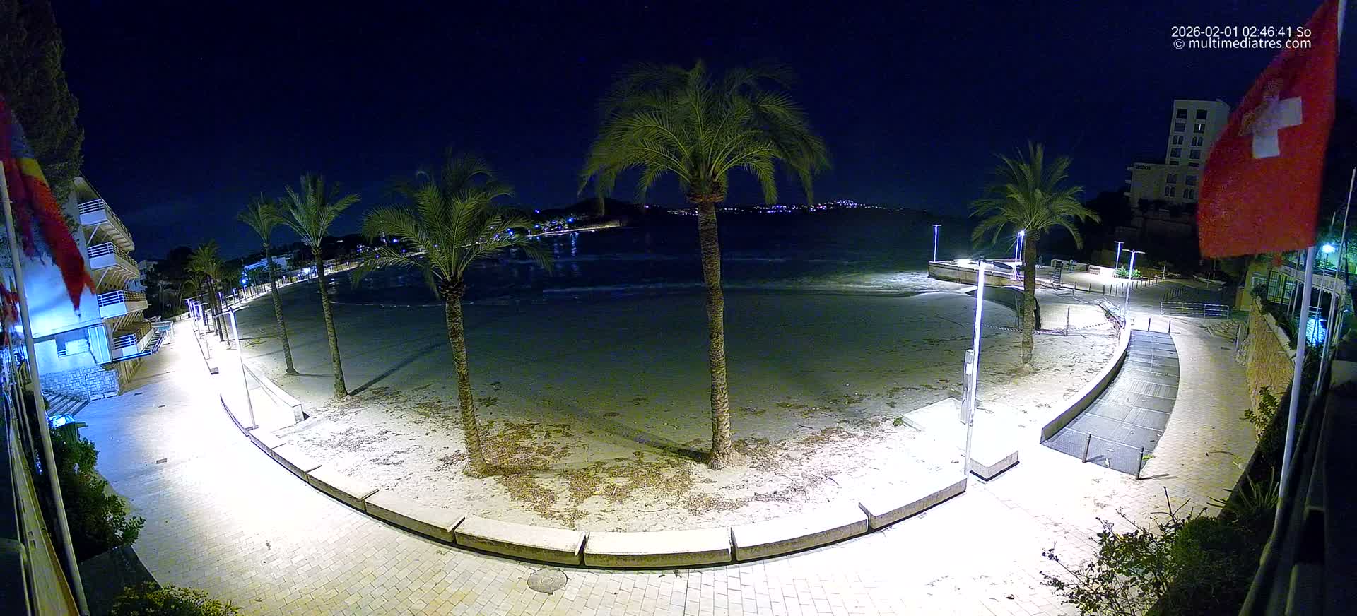 Mallorca, Peguera Palmira Beach by Rendezvous Garden Live Cam - Balearic Islands, Spain