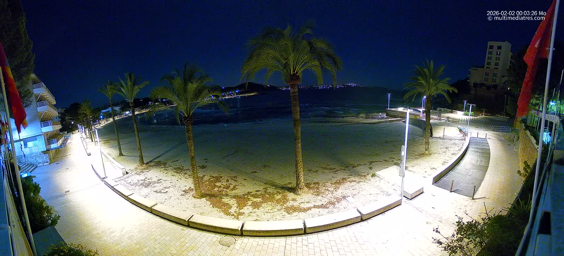 Mallorca, Peguera Palmira Beach by Rendezvous Garden Live Cam - Balearic Islands, Spain