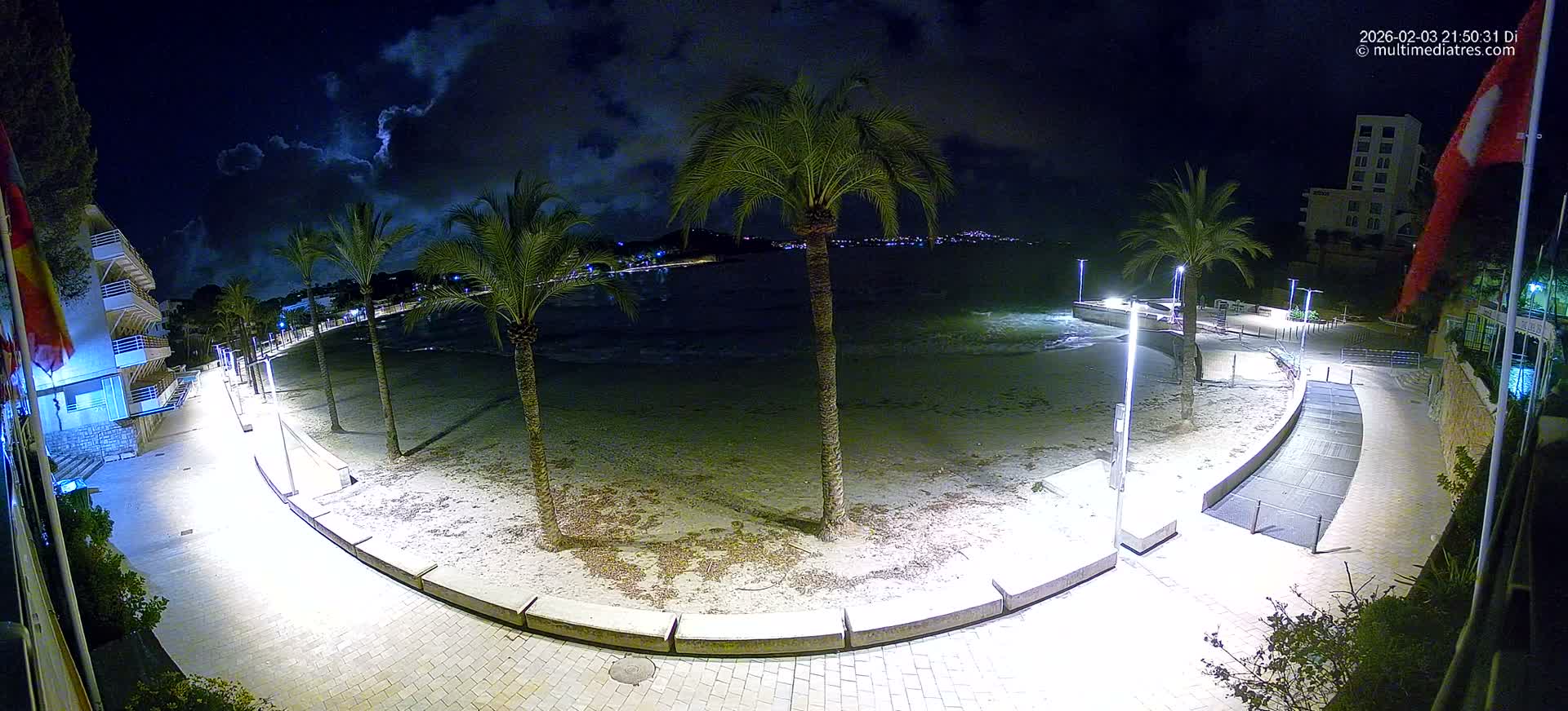 Mallorca, Peguera Palmira Beach by Rendezvous Garden Live Cam - Balearic Islands, Spain